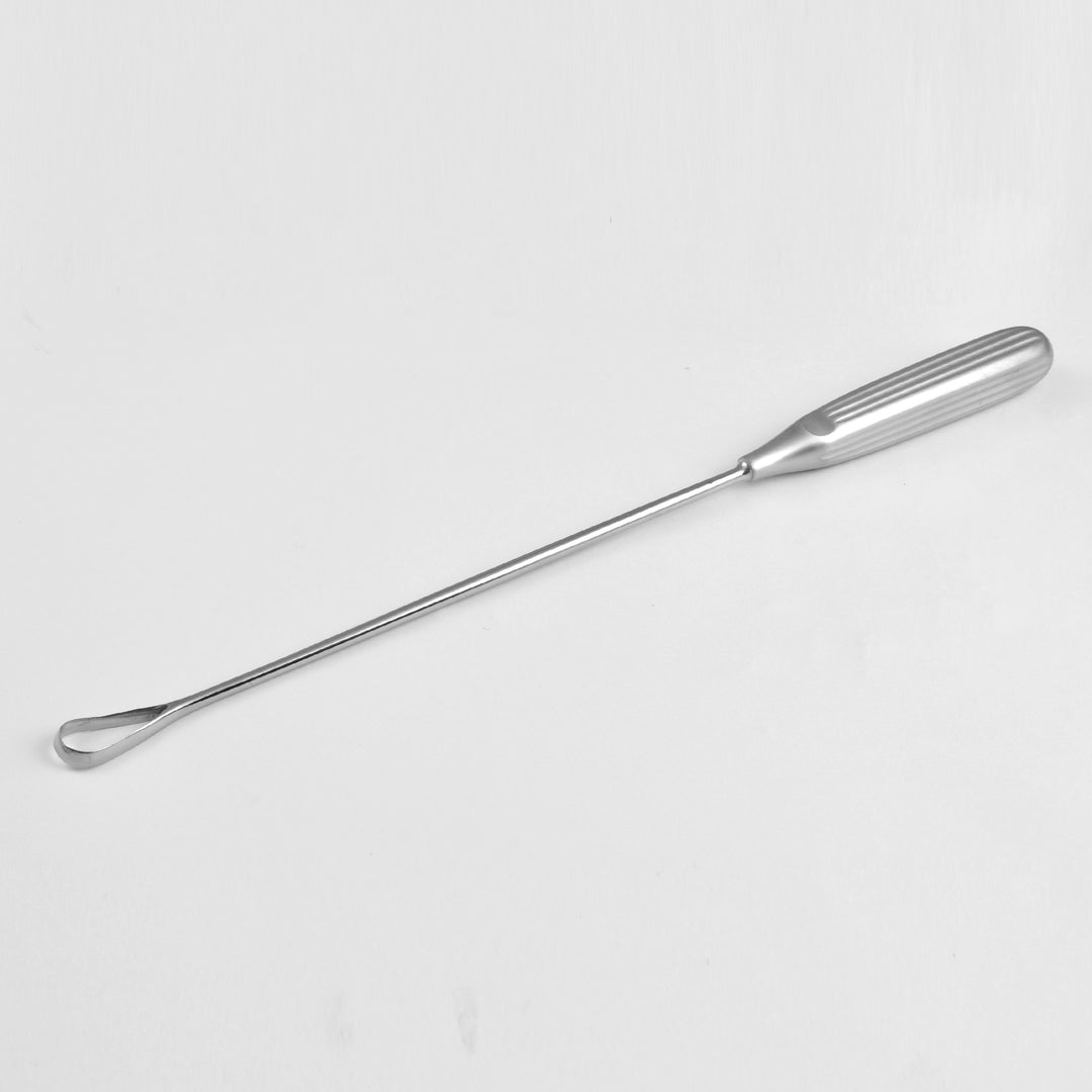 Recamier Uterine Curettes,31Cm,Sharp,Fig-6 (DF-320-3642) by Dr. Frigz