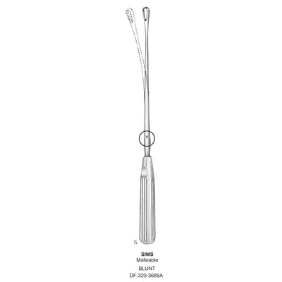 Sims Uterine Curettes , Malleable, Blunt, Fig.11, 21mm 32cm (DF-320-3689A)