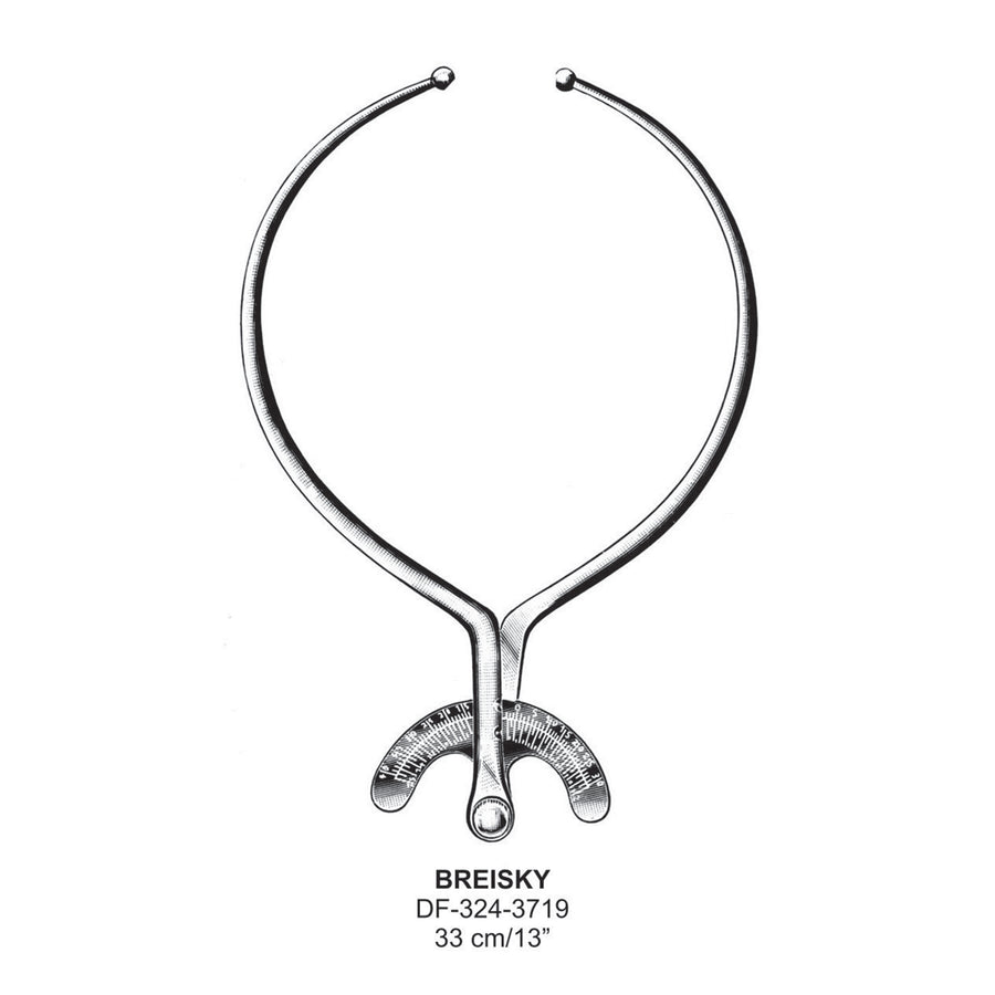 Breisky Pelvimeters, With Scale 33cm  (DF-324-3719) by Dr. Frigz