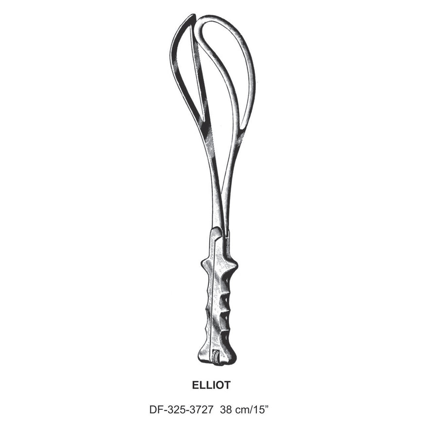 Elliot Obstetrical Forceps,38cm  (DF-325-3727) by Dr. Frigz