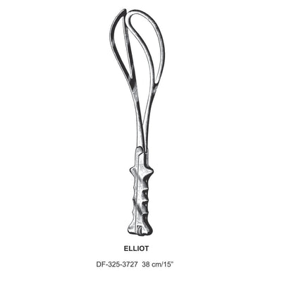 Elliot Obstetrical Forceps,38cm  (DF-325-3727)