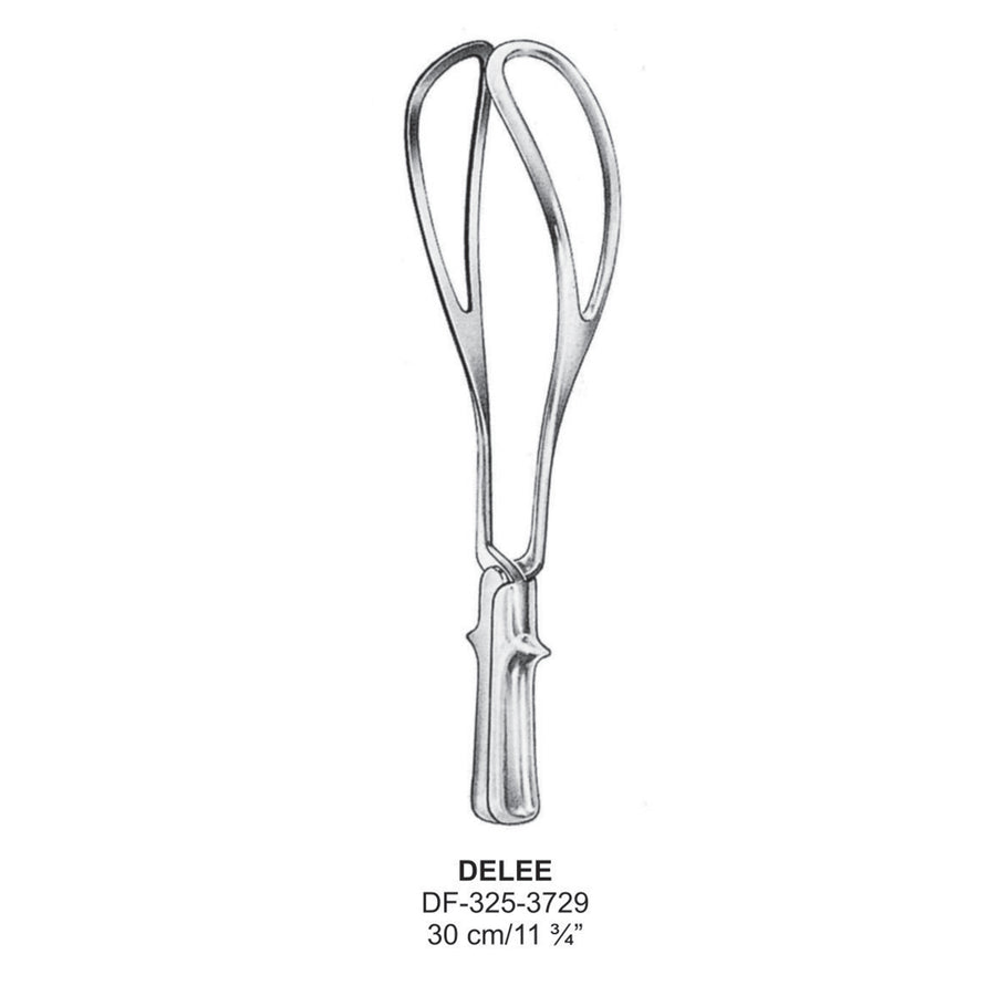 Delee Obstetrical Forceps,30cm  (DF-325-3729) by Dr. Frigz