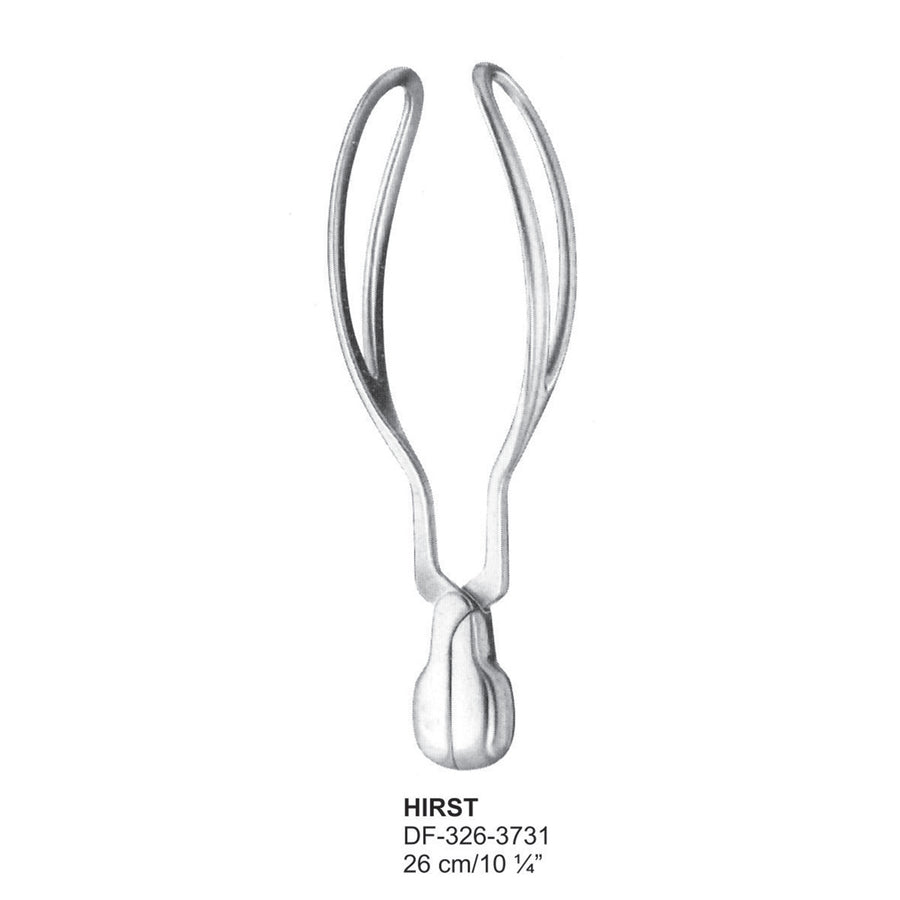 Hirst Obstetrical (Midwifery) Forceps 26cm  (DF-326-3731) by Dr. Frigz
