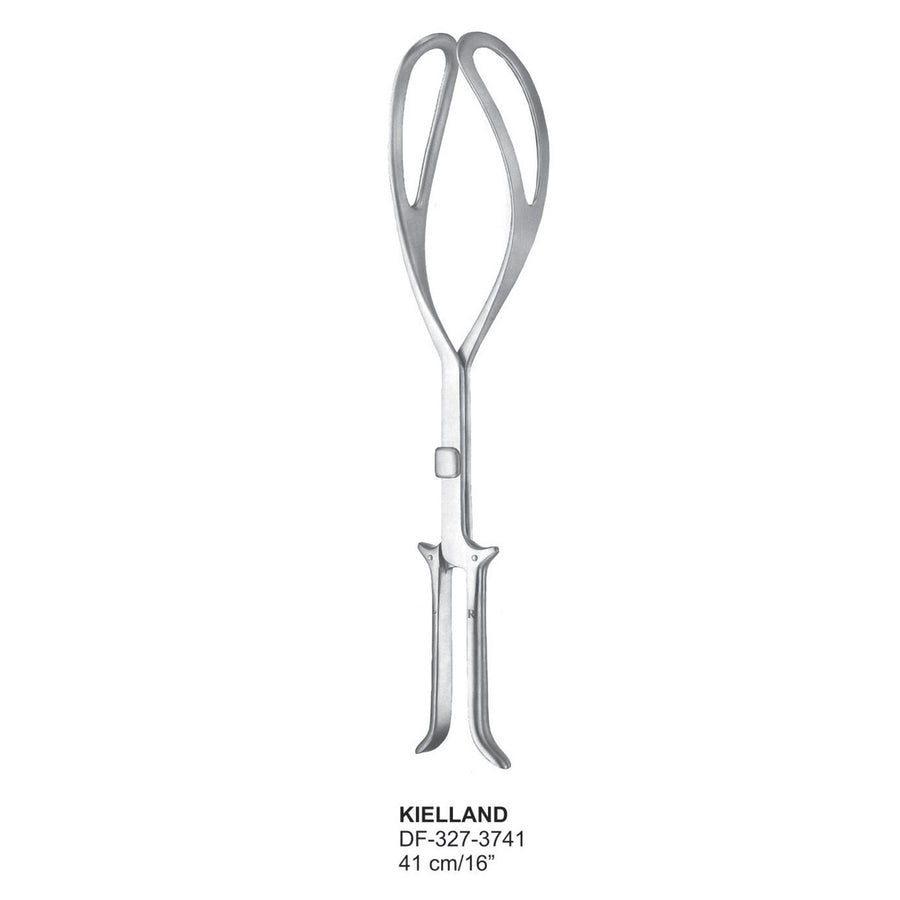 Kielland  Obstetrical Forceps,41cm  (DF-327-3741) by Dr. Frigz
