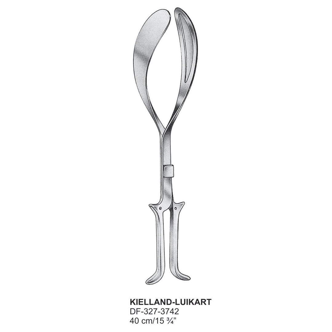 Kielland-Luikart Obstetrical Forceps,40cm  (DF-327-3742) by Dr. Frigz