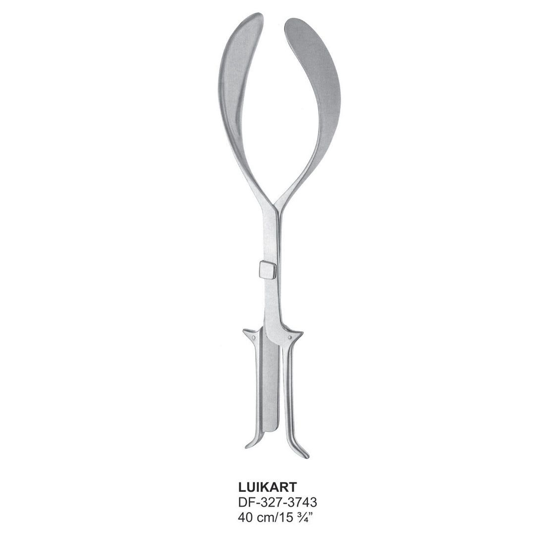 Luikart Obstetrical Forceps,40cm  (DF-327-3743) by Dr. Frigz