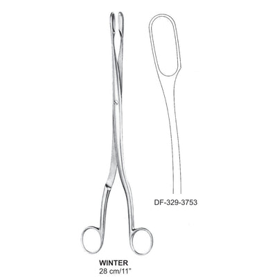 Winter Placenta & Ovum Forceps Curved Fig.2, 28cm (DF-329-3753)