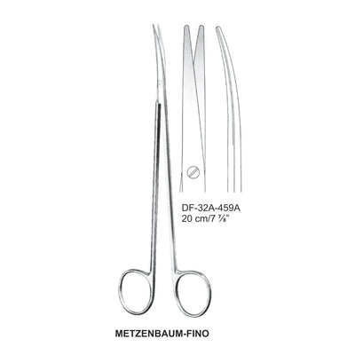 Metzenbaum-Fino Dissecting Scissors, Curved, 20cm  (DF-32A-459A) by Dr. Frigz