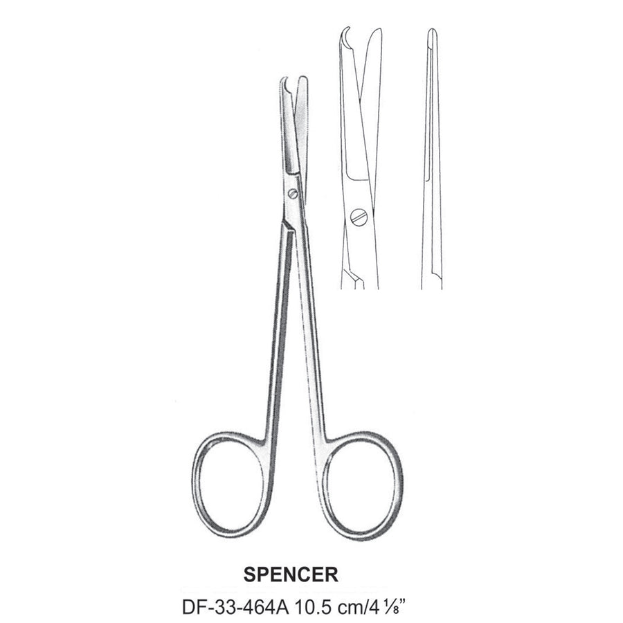 Spencer Ligature Scissors, 10.5cm  (DF-33-464A) by Dr. Frigz