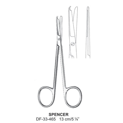 Spencer Ligature Scissors, 13cm  (DF-33-465)