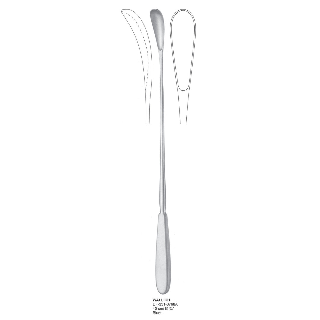 Wallich Placenta Scoops Blunt 40cm (DF-331-3768A) by Dr. Frigz