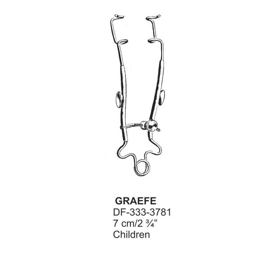 Graefe  Eye Specula,7Cm,Children  (DF-333-3781) by Dr. Frigz