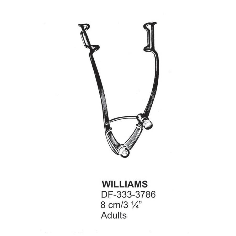 Williams Eye Specula,8Cm,Adults  (DF-333-3786) by Dr. Frigz