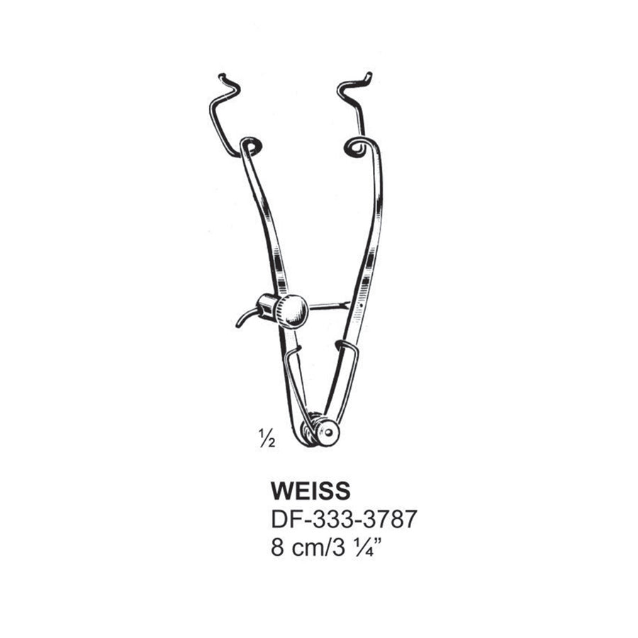 Weiss Eye Specula,8cm  (DF-333-3787) by Dr. Frigz