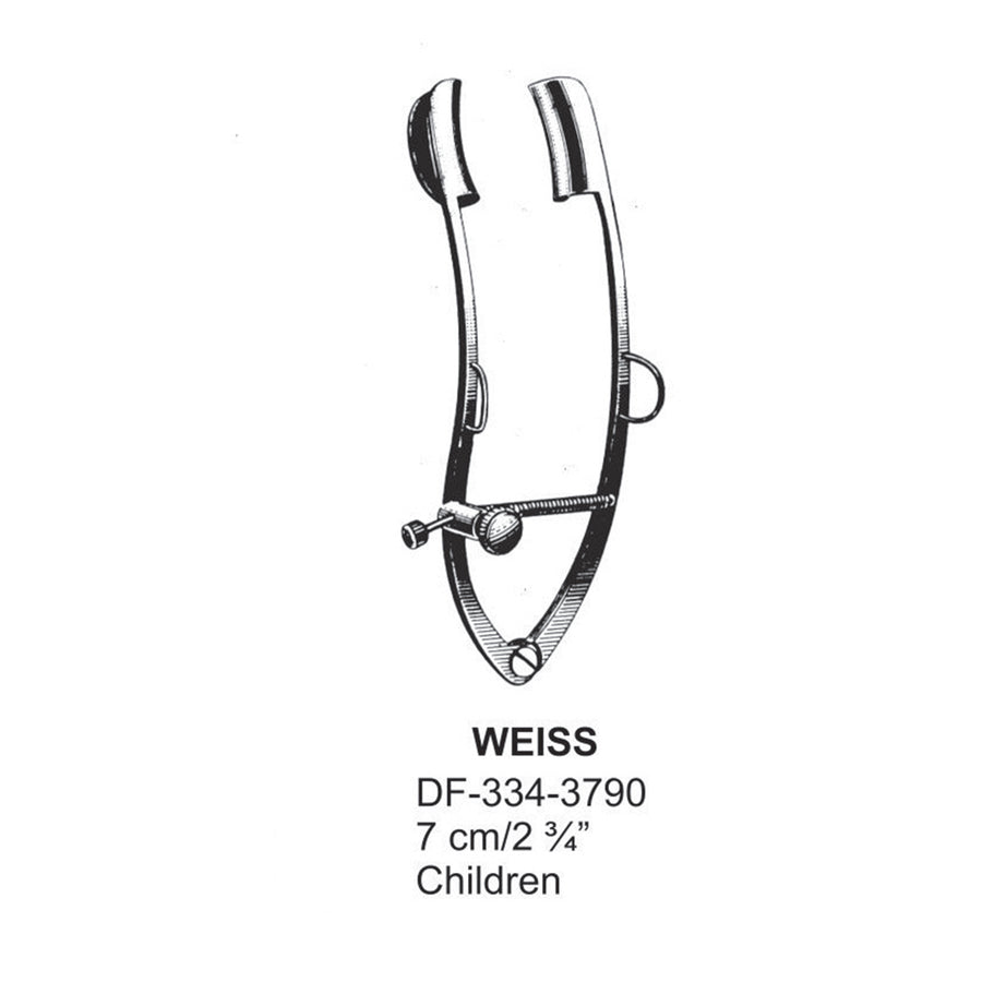 Weiss  Eye Specula,7Cm,Children  (DF-334-3790) by Dr. Frigz