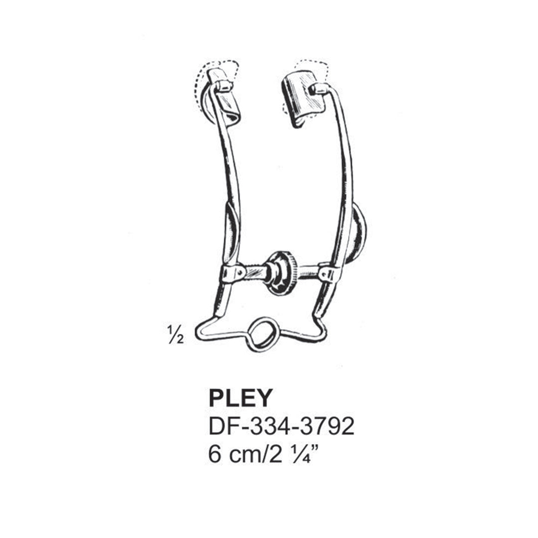 Pley Eye Specula,6cm  (DF-334-3792) by Dr. Frigz