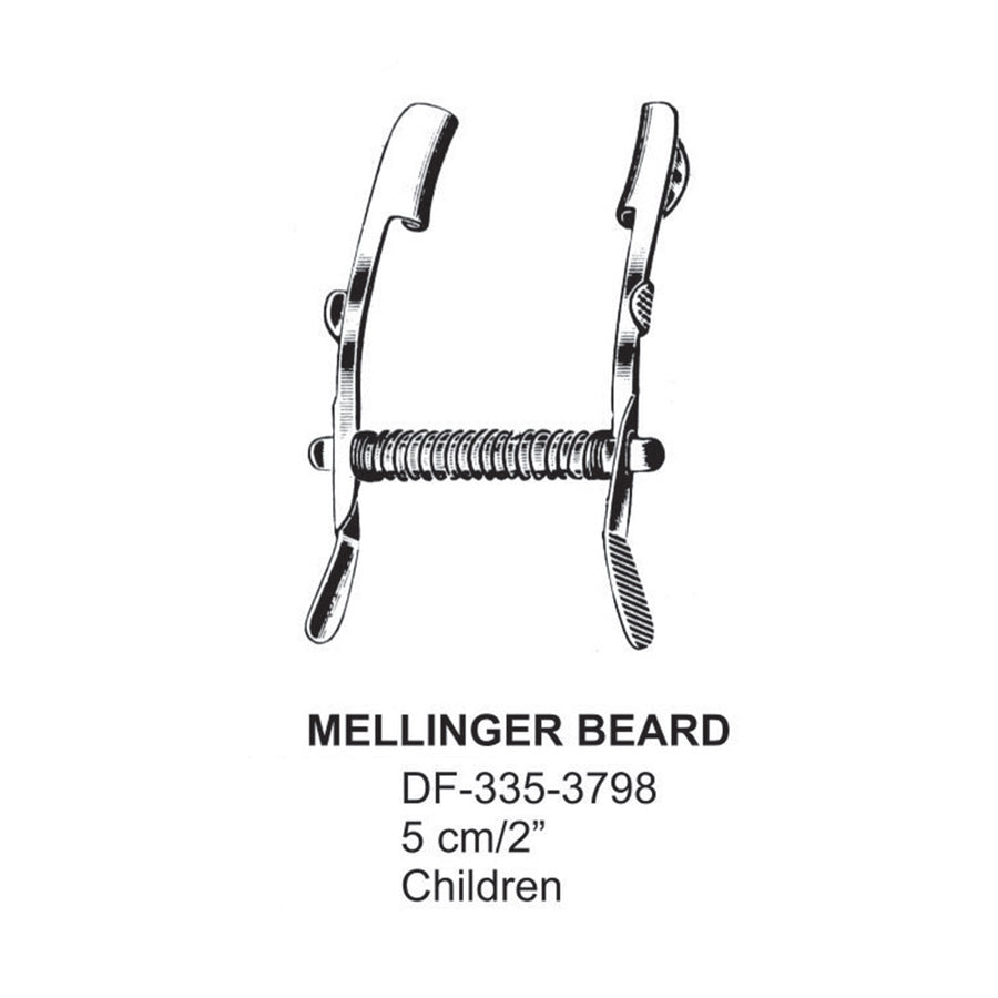 Mellinger Beard Eye Specula,5Cm,Children  (DF-335-3798) by Dr. Frigz