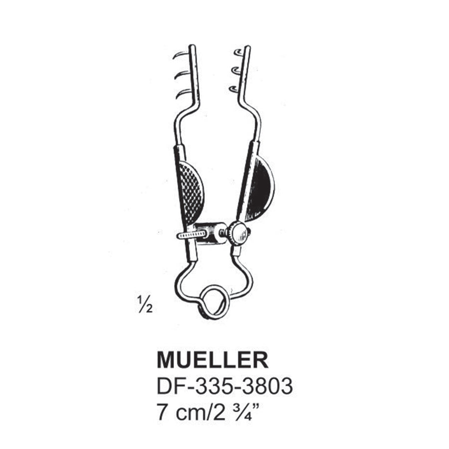 Mueller Eye Specula,7cm  (DF-335-3803) by Dr. Frigz