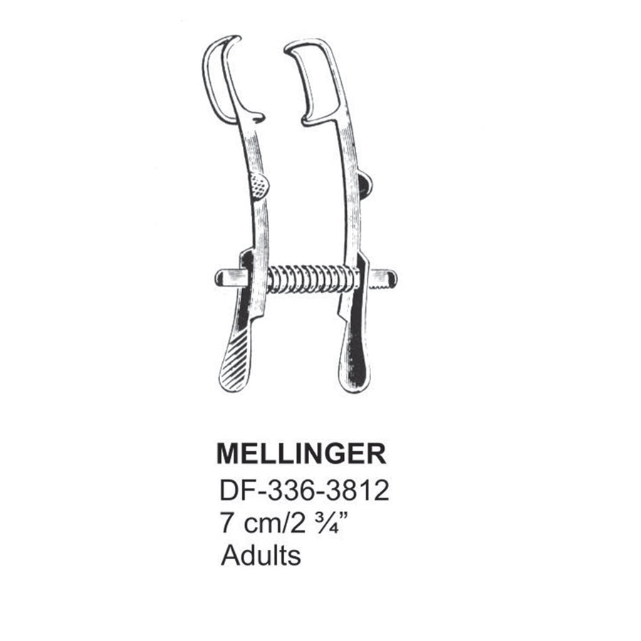 Mellinger Eye Specula, 7Cm, Adults  (DF-336-3812) by Dr. Frigz