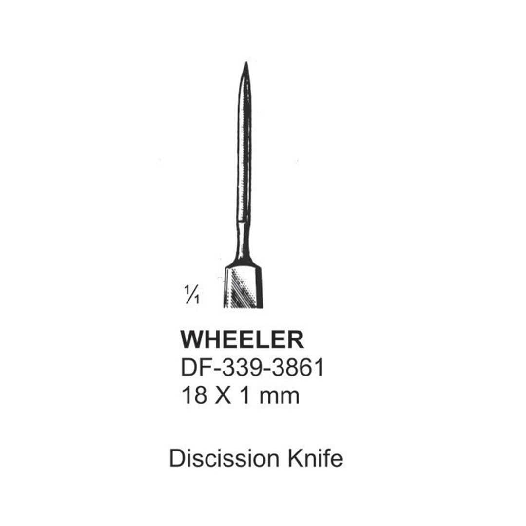 Wheeler Dissection Knife, 18 X 1mm  (DF-339-3861) by Dr. Frigz