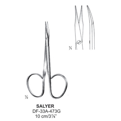 Salyer Scissors, 10cm (DF-33A-473G) by Dr. Frigz