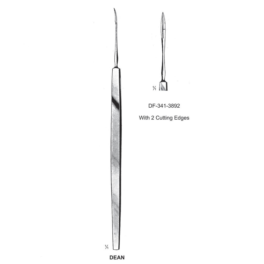 Iris Knives With 2 Cutting Edges,  (DF-341-3892) by Dr. Frigz