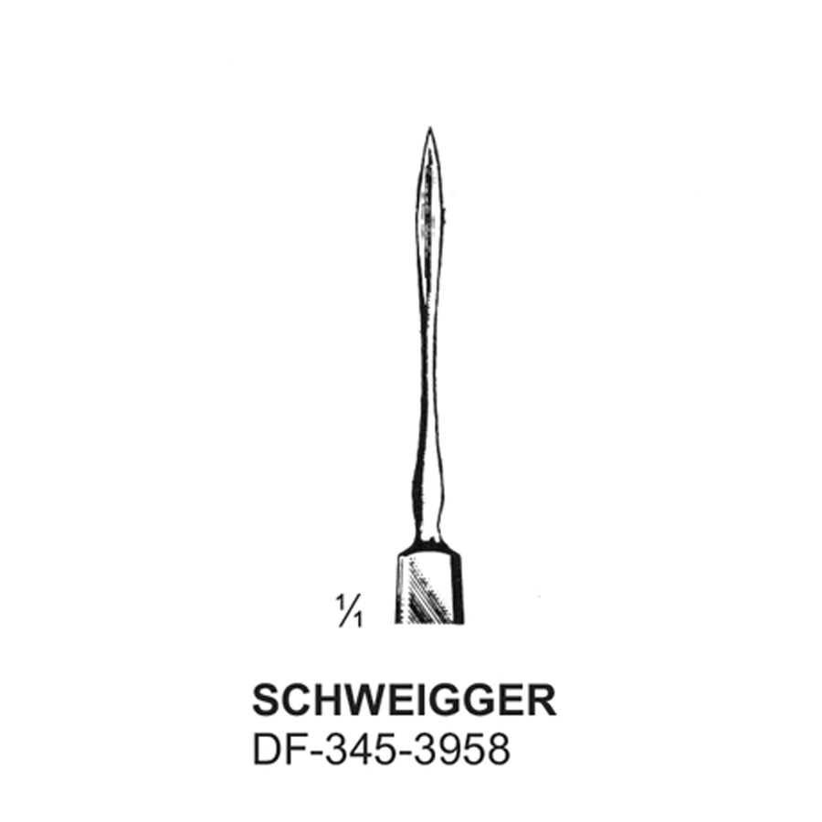 Schweigger  , Dissection Knife (DF-345-3958) by Dr. Frigz