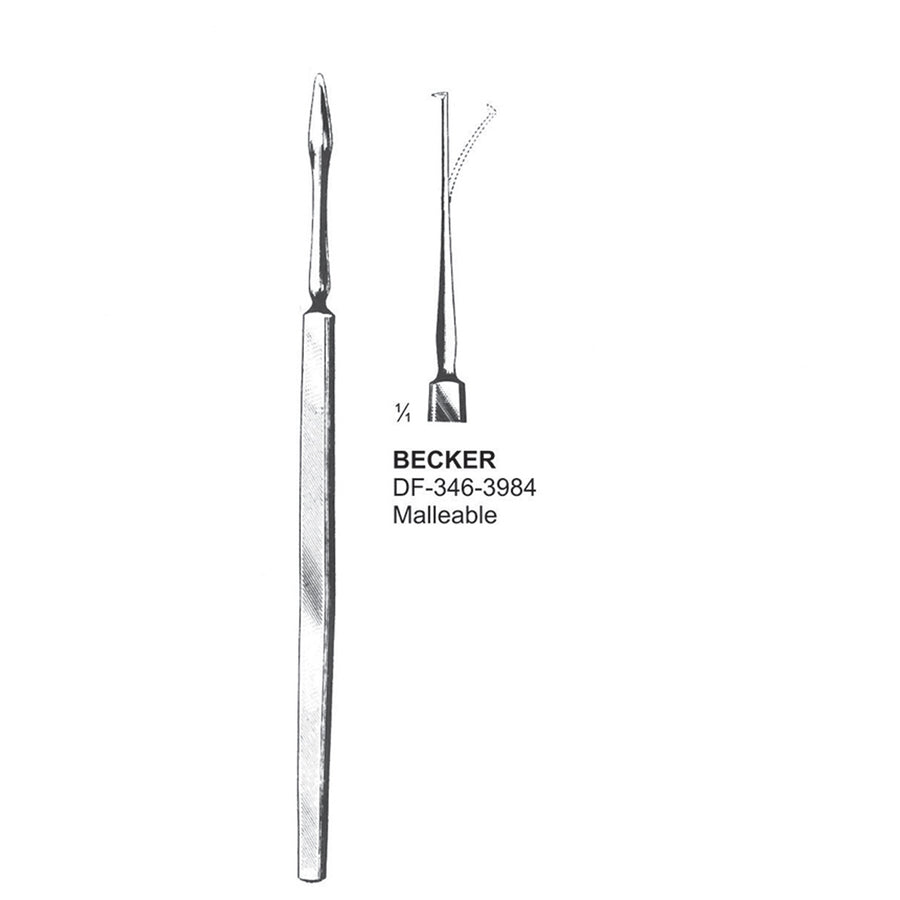 Becker Malleable Knife  (DF-346-3984) by Dr. Frigz