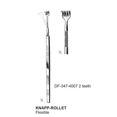 Knapp-Rollet Retractors, 2 Teeth, Flexible (DF-347-4007)