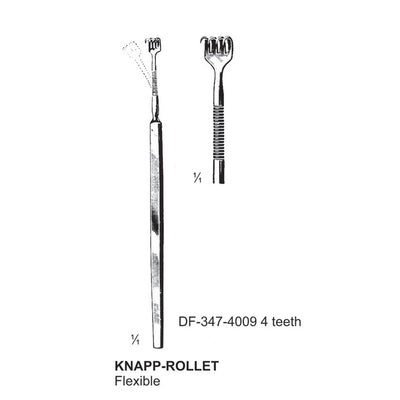Knapp-Rollet Retractors, 4 Teeth, Flexible (DF-347-4009)