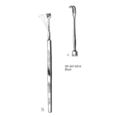 Axenfeld Hooks For Extirpation Of The Lachrymal Gland, Blunt, 2 Prong (DF-347-4012)
