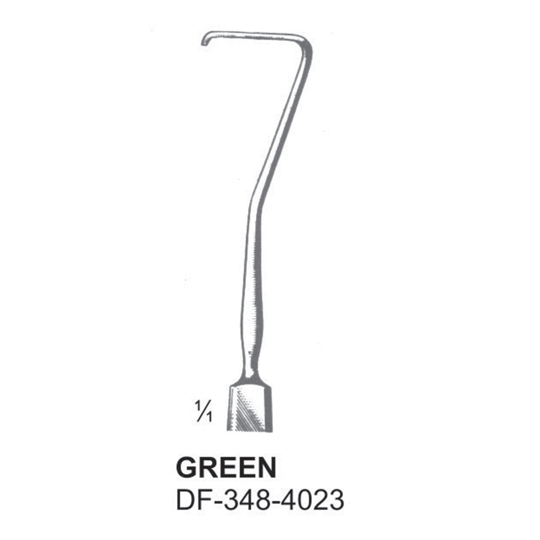 Green Lens Hooks (DF-348-4023) by Dr. Frigz