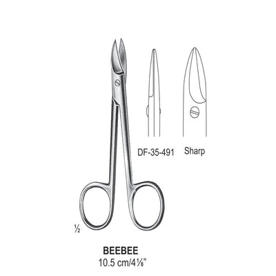 Beebee  Wire Cutting Scissors, Straight, Sharp, 10.5cm  (DF-35-491)