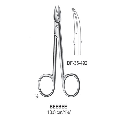 Beebee  Wire Cutting Scissors, Curved, Sharp, 10.5cm  (DF-35-492)