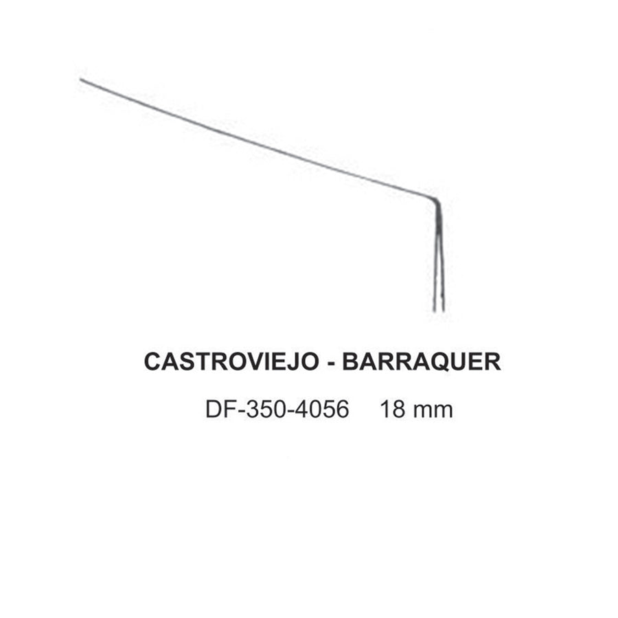 Castroviejo-Barraquer, Spatulas, 18mm , Left (DF-350-4056) by Dr. Frigz