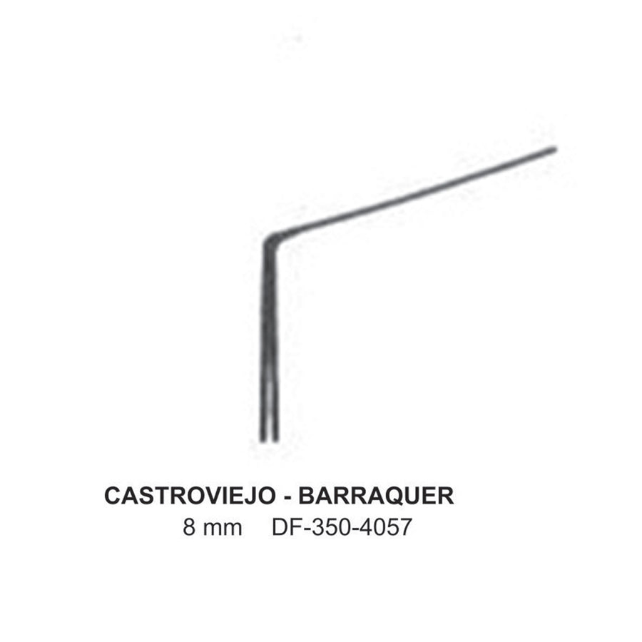 Castroviejo-Barraquer, Spatulas, 8mm , Right (DF-350-4057) by Dr. Frigz