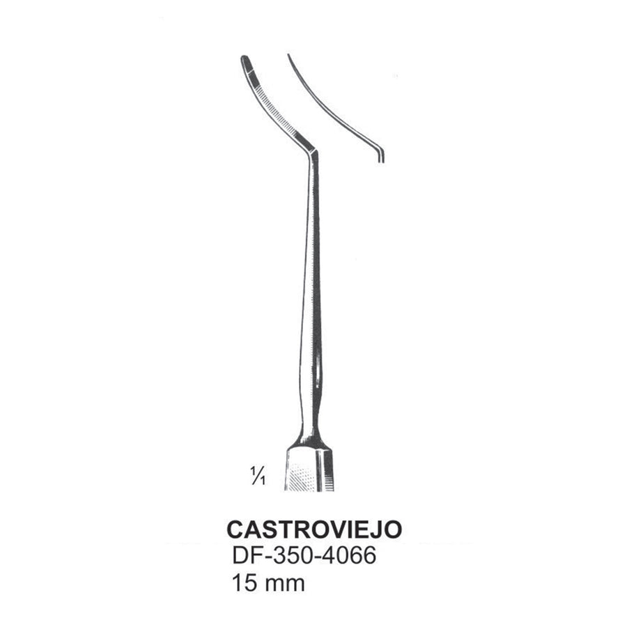 Castroviejo, Cyclodialysis Spatulas, 15 mm  (DF-350-4066) by Dr. Frigz