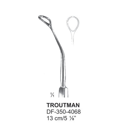 Troutman, Lens Scoop, Serrated, 13 cm  (DF-350-4068) by Dr. Frigz