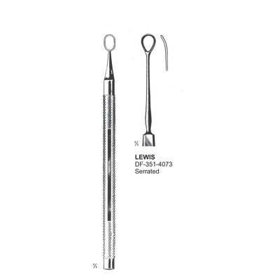 Lewis Lens Scoops, Serrated (DF-351-4073) by Dr. Frigz