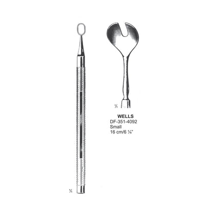 Wells Enudeation Scoops, Small, 16cm (DF-351-4092) by Dr. Frigz