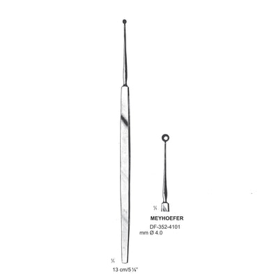 Meyhoefer Chalazion Curettes, Sharp, 4.0mm Dia  13cm (DF-352-4101)