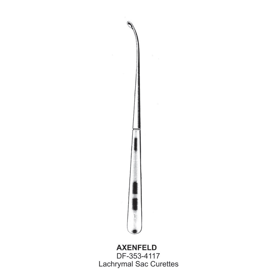 Axenfeld Lachrymal Sac Curettes Fig.1  (DF-353-4117) by Dr. Frigz