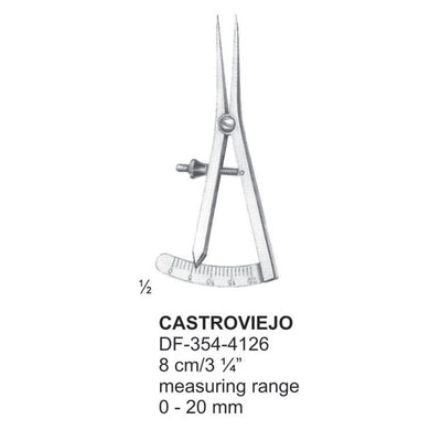 Castroviejo Markers 8Cm, Measuring Range 0-20mm (DF-354-4126)