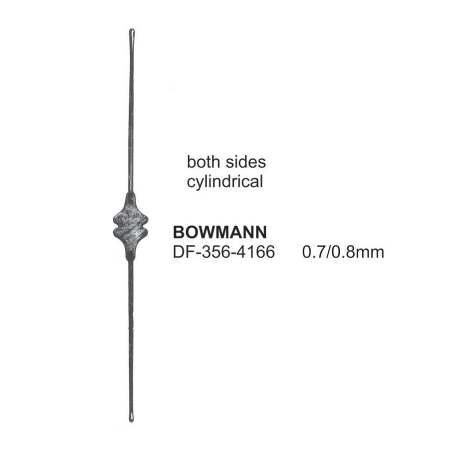 Bowmann Lachrymal Dilators & Probes, 0.7/0.8Mm, Both Sides Cylindrical (Df-356-4166) by Raymed