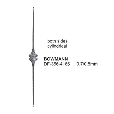 Bowmann Lachrymal Dilators & Probes, 0.7/0.8mm , Both Sides Cylindrical (DF-356-4166)