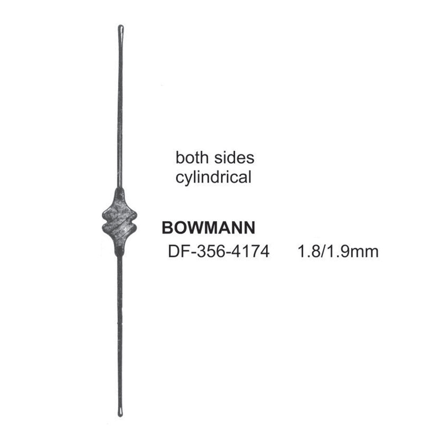 Bowmann Lachrymal Dilators & Probes, 1.8/1.9Mm, Both Sides Cylindrical (Df-356-4174) by Raymed