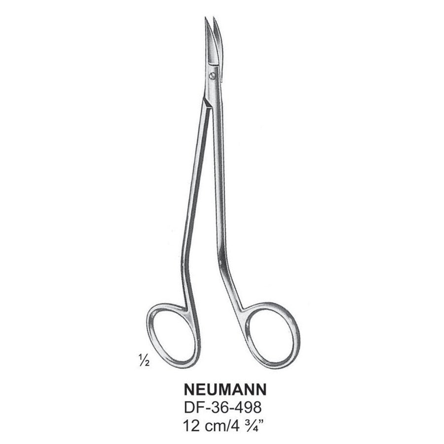 Neumann Gum Scissors, 12cm  (DF-36-498) by Dr. Frigz