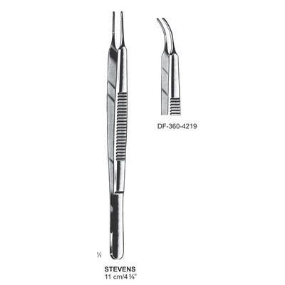 Stevens Iris Forceps, Curved, 11 cm  (DF-360-4219)