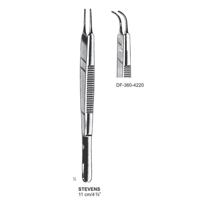 Stevens Iris Forceps, Angled, 11 cm  (DF-360-4220)