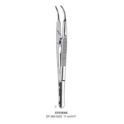 Stevens Iris Forceps, Curved, 11 cm  (DF-360-4225)